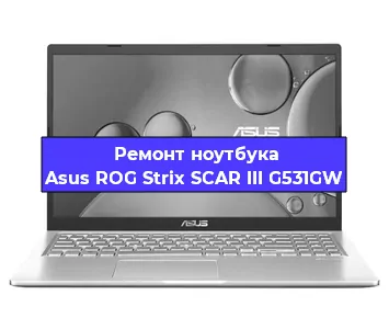 Ремонт ноутбуков Asus ROG Strix SCAR III G531GW в Красноярске